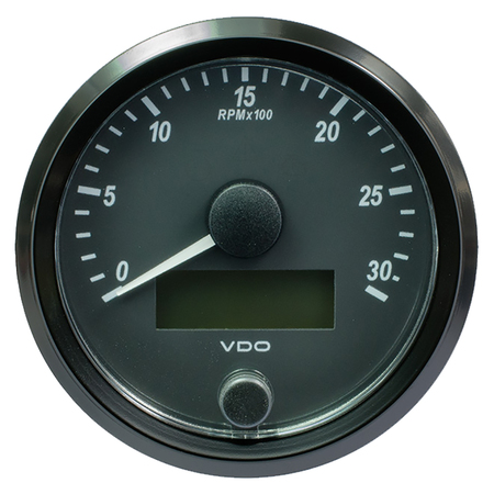 VDO VDO SingleViu 80mm (3-1/8") Tachometer - 3000 RPM A2C3832980030